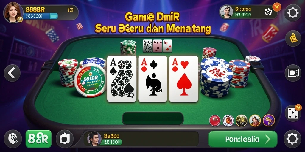 Screenshot gameplay menampilkan aksi seru permainan Domino.
