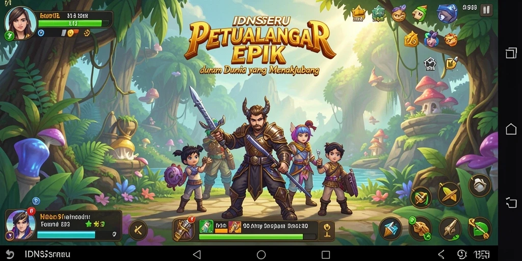 Screenshot gameplay IDNSERU yang menampilkan aksi petualangan seru.