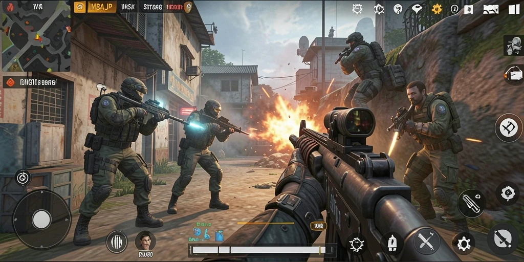 Tampilan aksi seru dalam gameplay IMBAJP yang memukau.